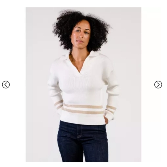 NWT ABLE Women's Jenna Polo Sweater Sz 1X - Picture 9 of 9